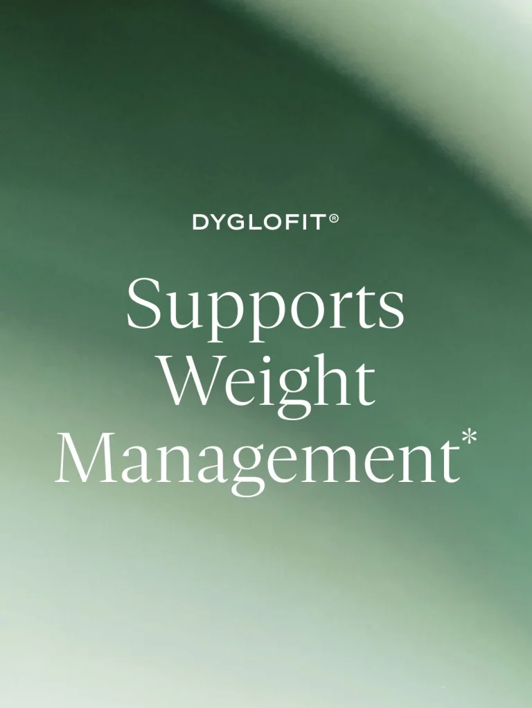 Sakara Metabolism Bite thermogenic gummies graphic on soft green gradient background stating Dyglofit supports weight management