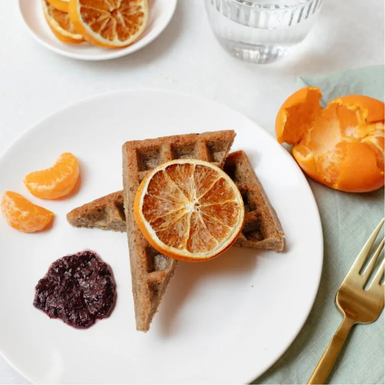 ORANGE BLOSSOM WAFFLES